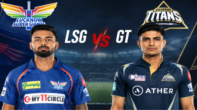 Lucknow Super Giants vs Gujarat Titans Timeline